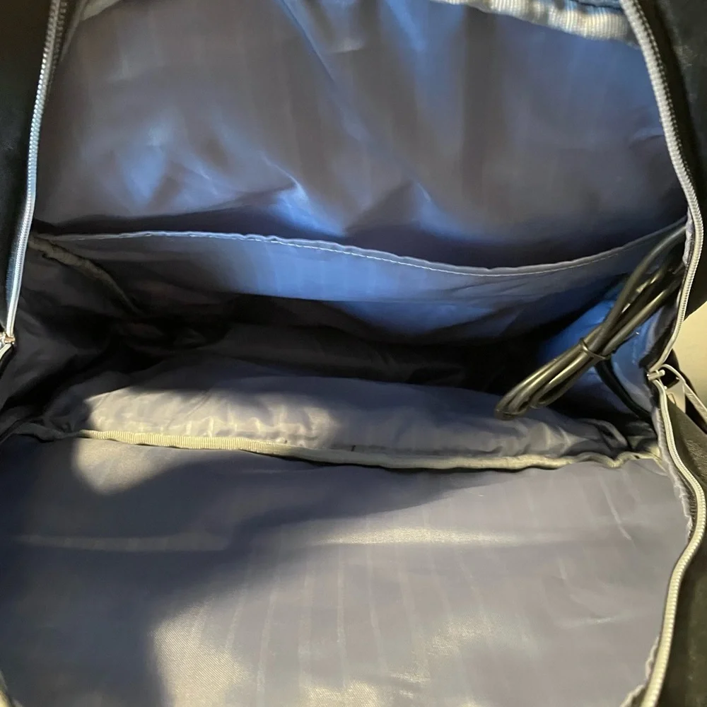Vankean Black Laptop Computer Backpack Men Women USB Many Pockets Travel